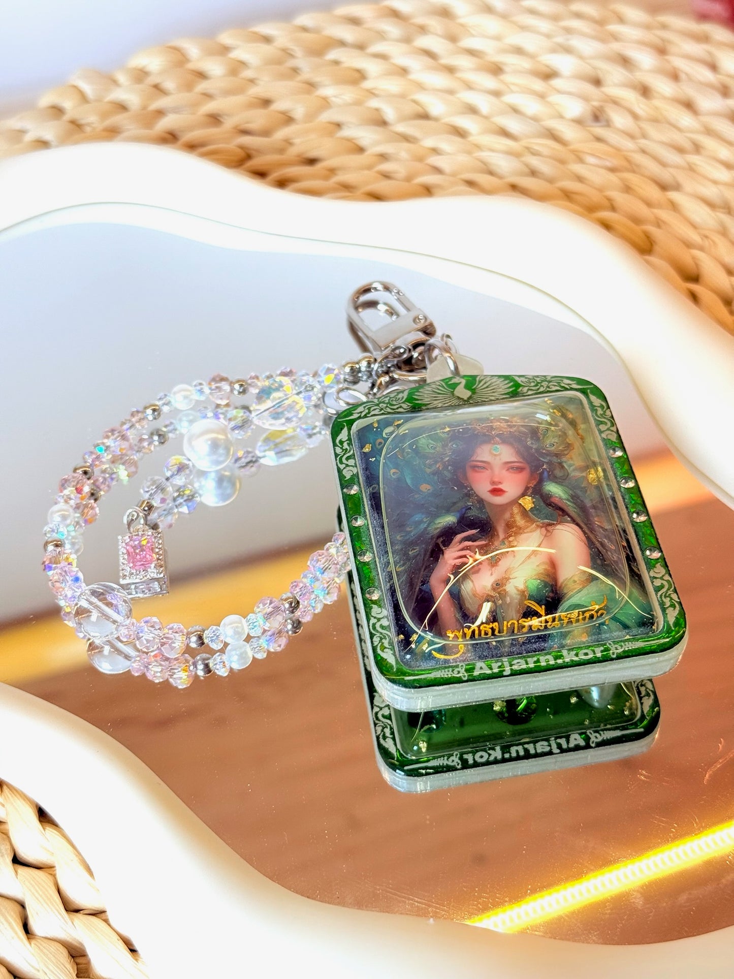 Divine Peacock Goddess - Exclusively Huta (Add-on Keychain not included)