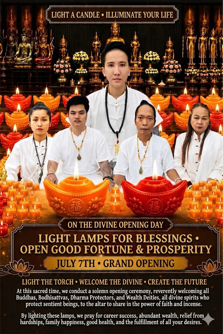Ajarn Nak’s Mid-Year Fortune Lamp Blessing Ceremony