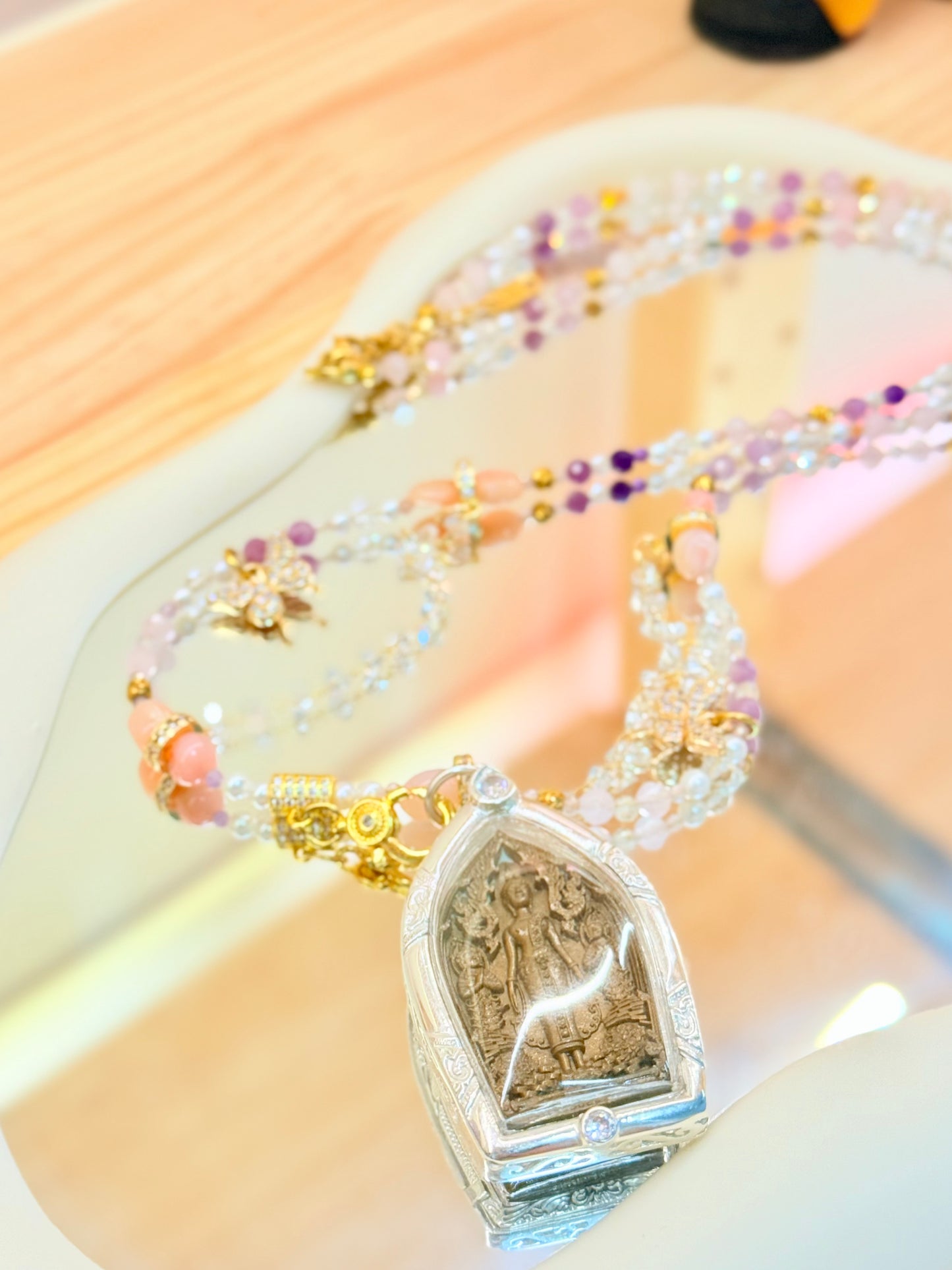 š«Divine Phra Ya Jiao Amulet V2: Your Ultimate Key to Success ā
(Silver Case - No Necklace)
