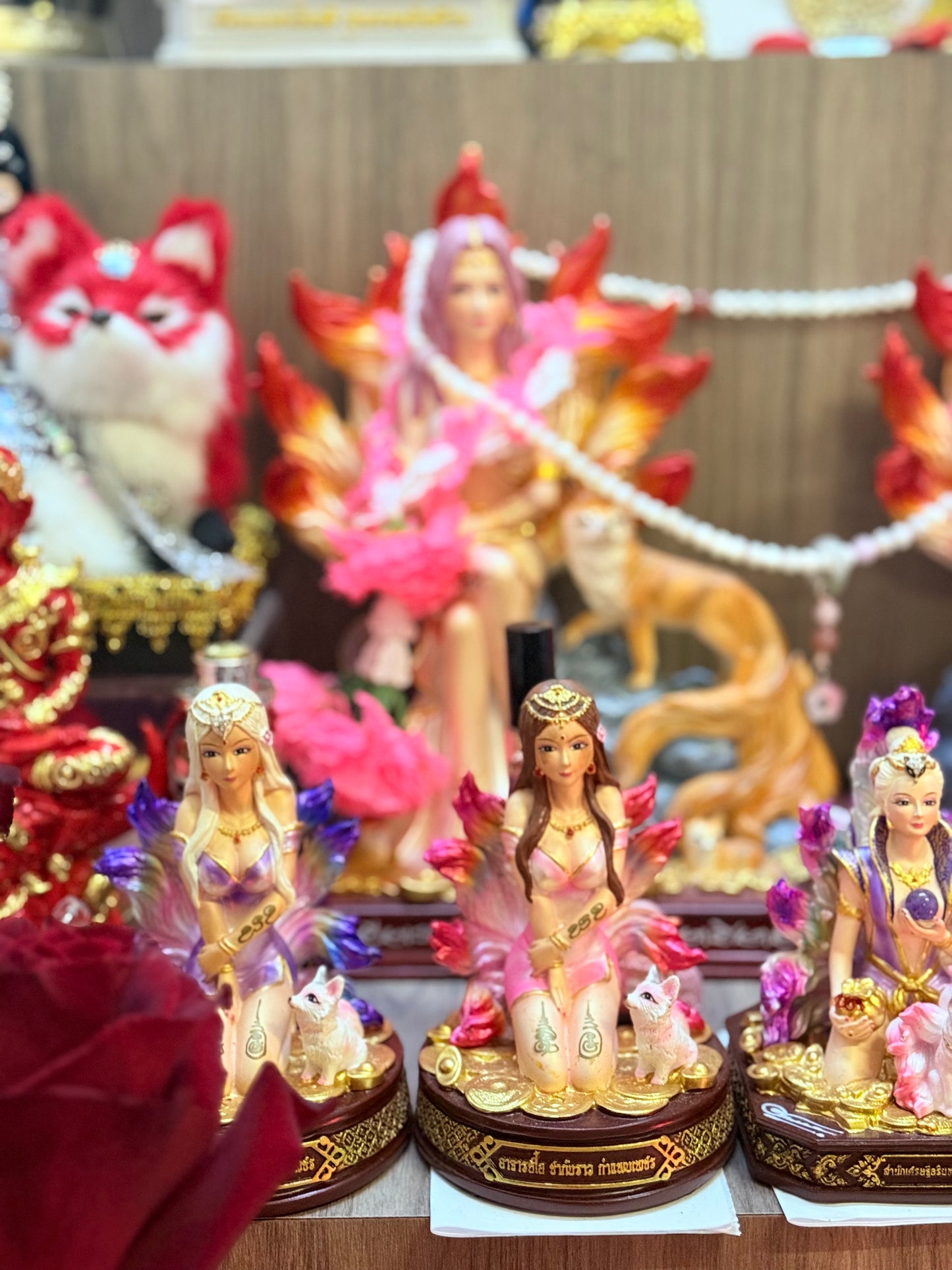 🦊✨ Nine-Tailed Fox Mini Bucha – Prayer Offering on Your Behalf at HUTA Office ✨🦊