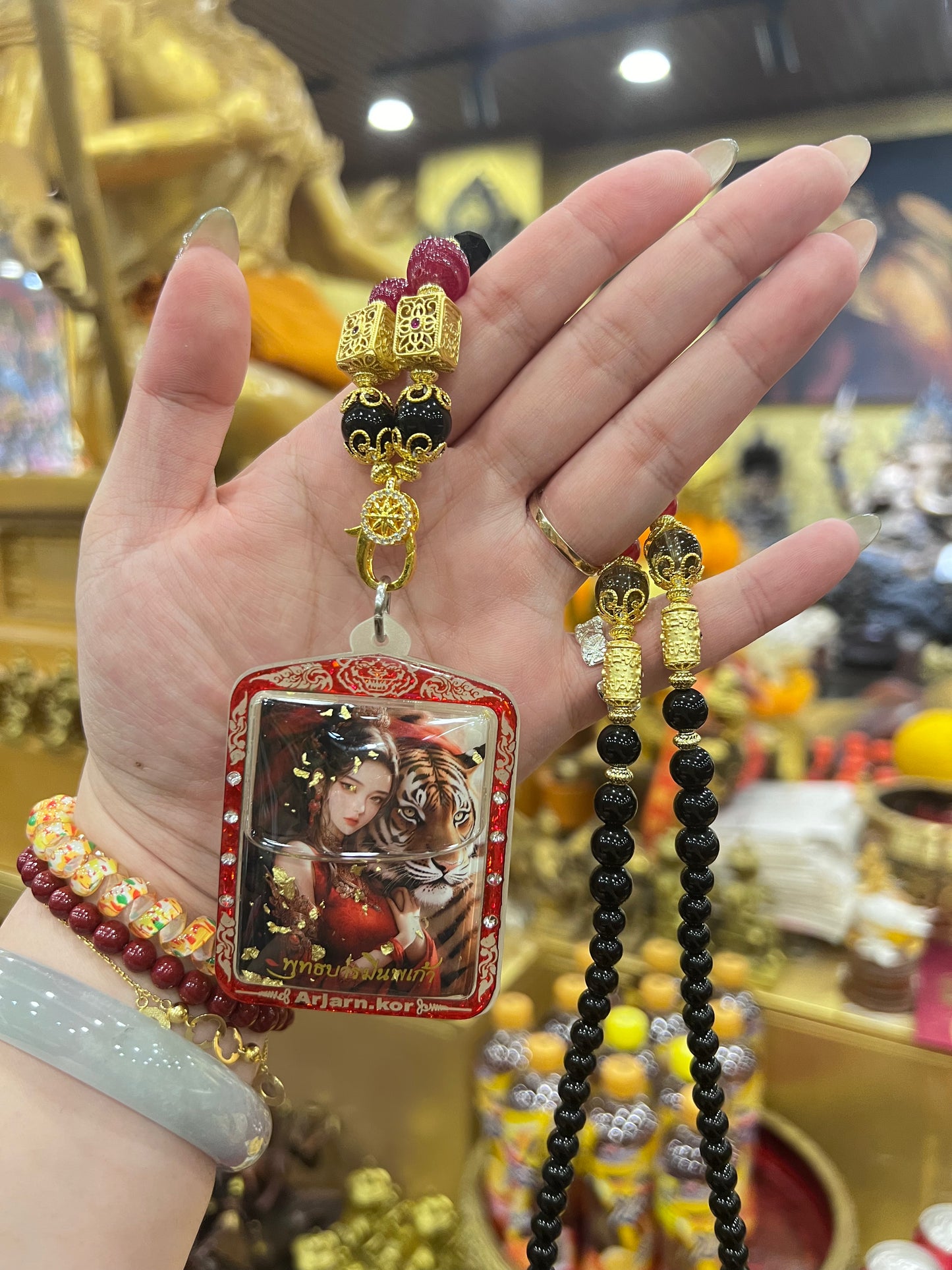 🐯 *HUTA Exclusive* Fiery Ti-Gal – The Fierce Guardian of Love & Wealth 🔥(Amulet & Oil) - No Necklace