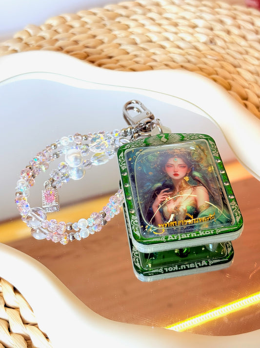 Divine Peacock Goddess - Exclusively Huta (Add-on Keychain not included)
