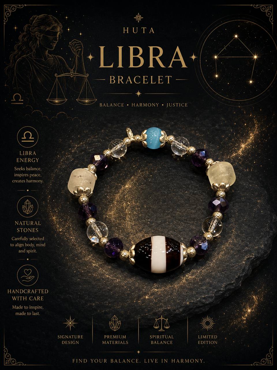 ✨ Ancient Nepalese Zodiac Blessed Fortune Beads