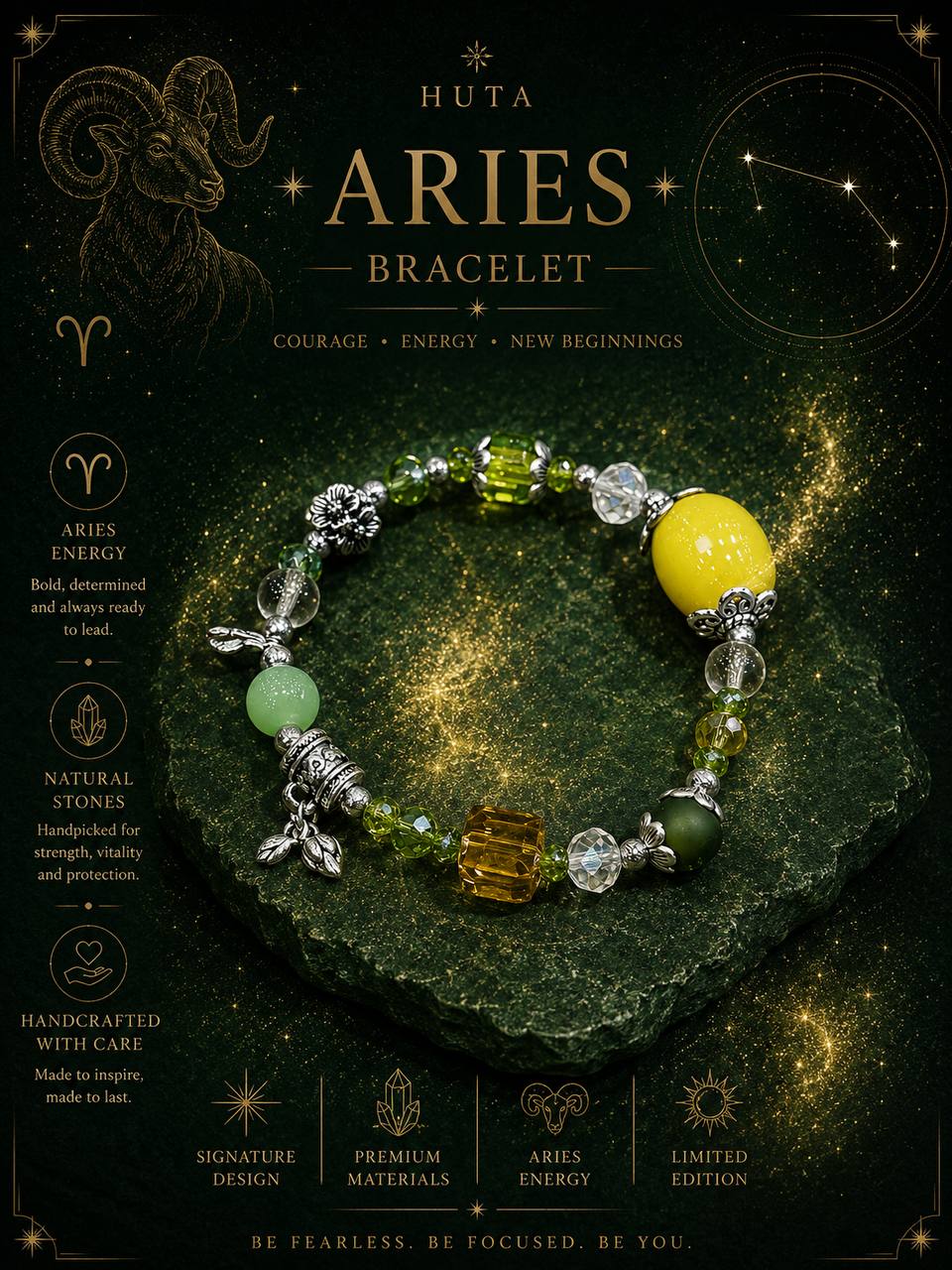 ✨ Ancient Nepalese Zodiac Blessed Fortune Beads