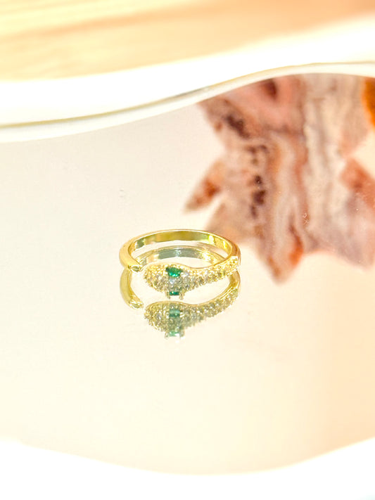 🐍✨ Golden Naga Abundance Ring