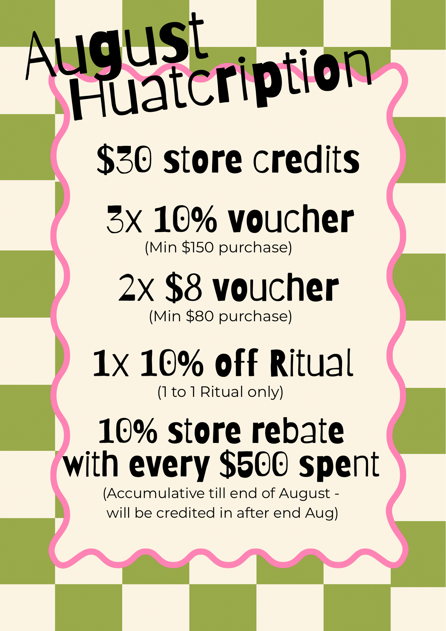 August Huatcription